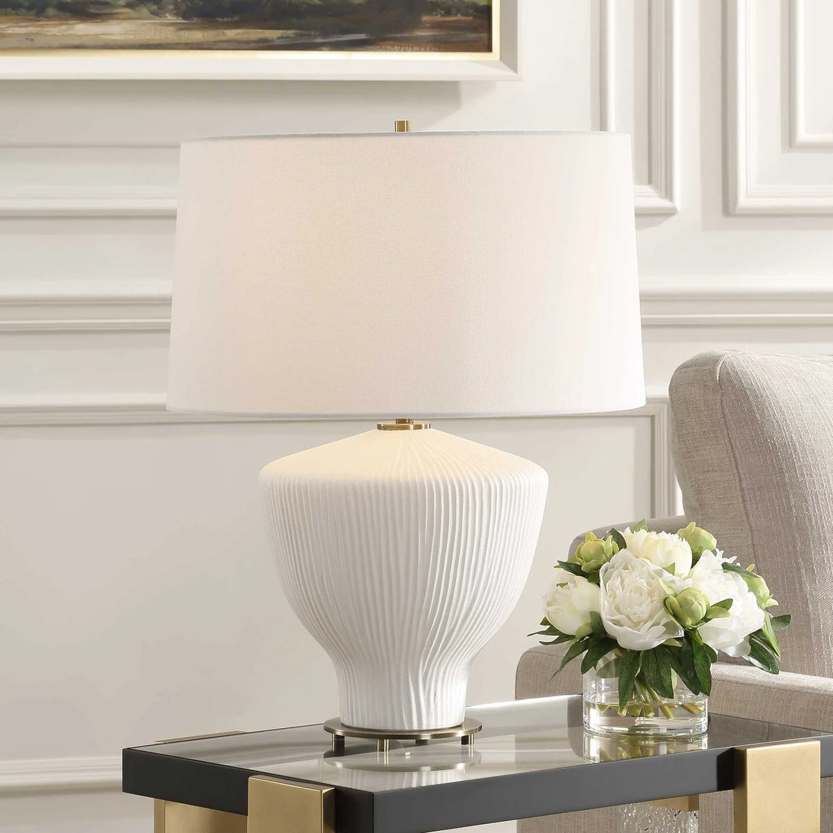 White Table Lamp