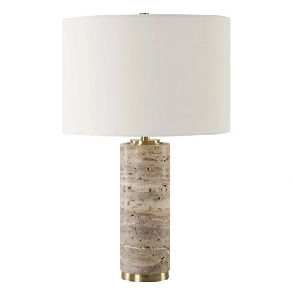 Travertine Table Lamp