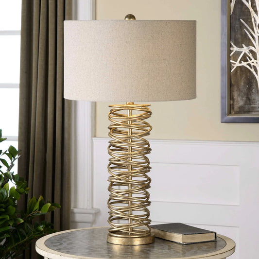 Metal Ring Table Lamp