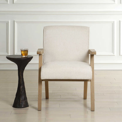 White Dining Arm Chair