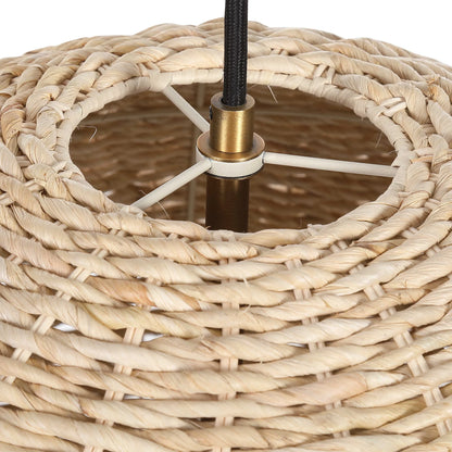 Woven Seagrass Dome Pendant