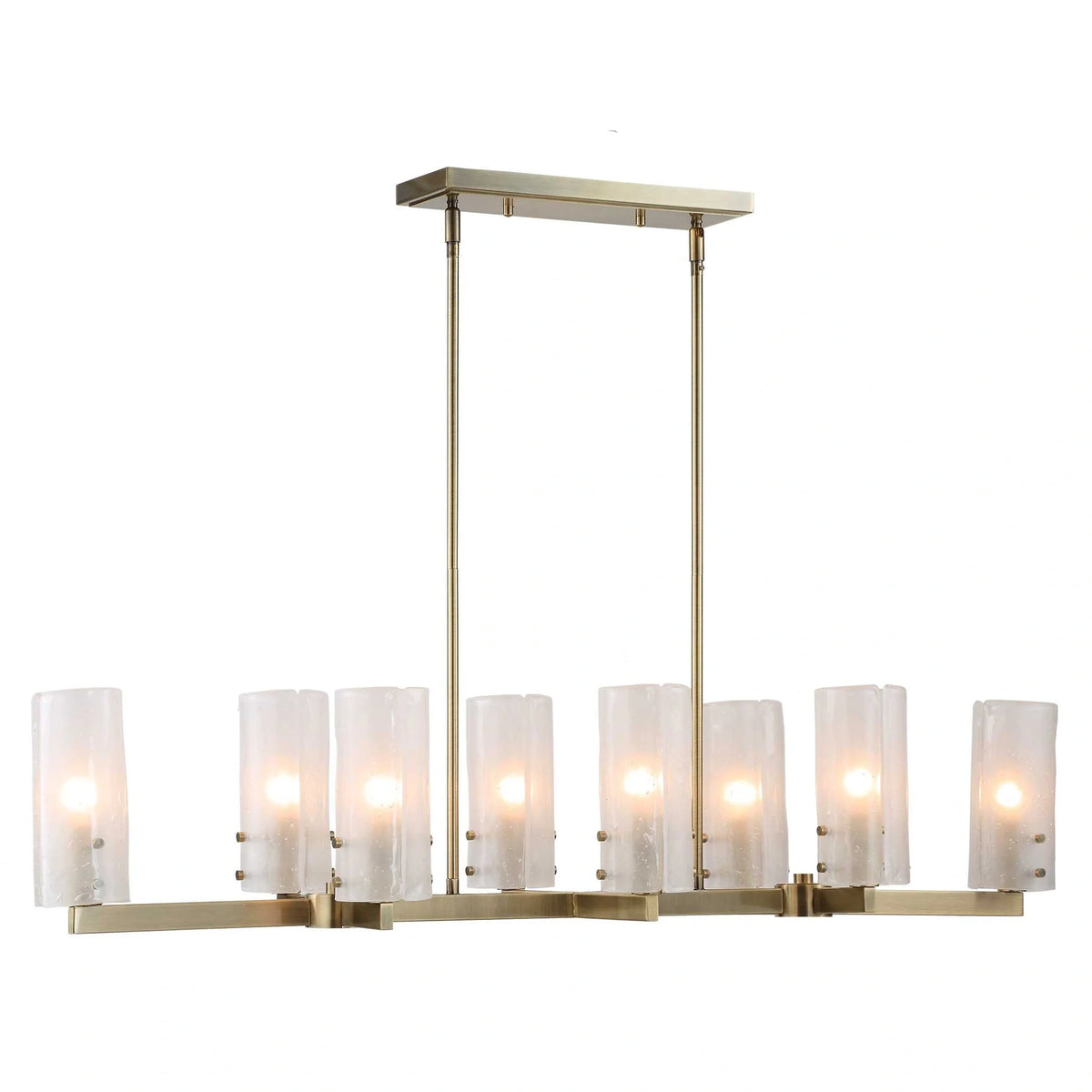 8 Light Linear Chandelier