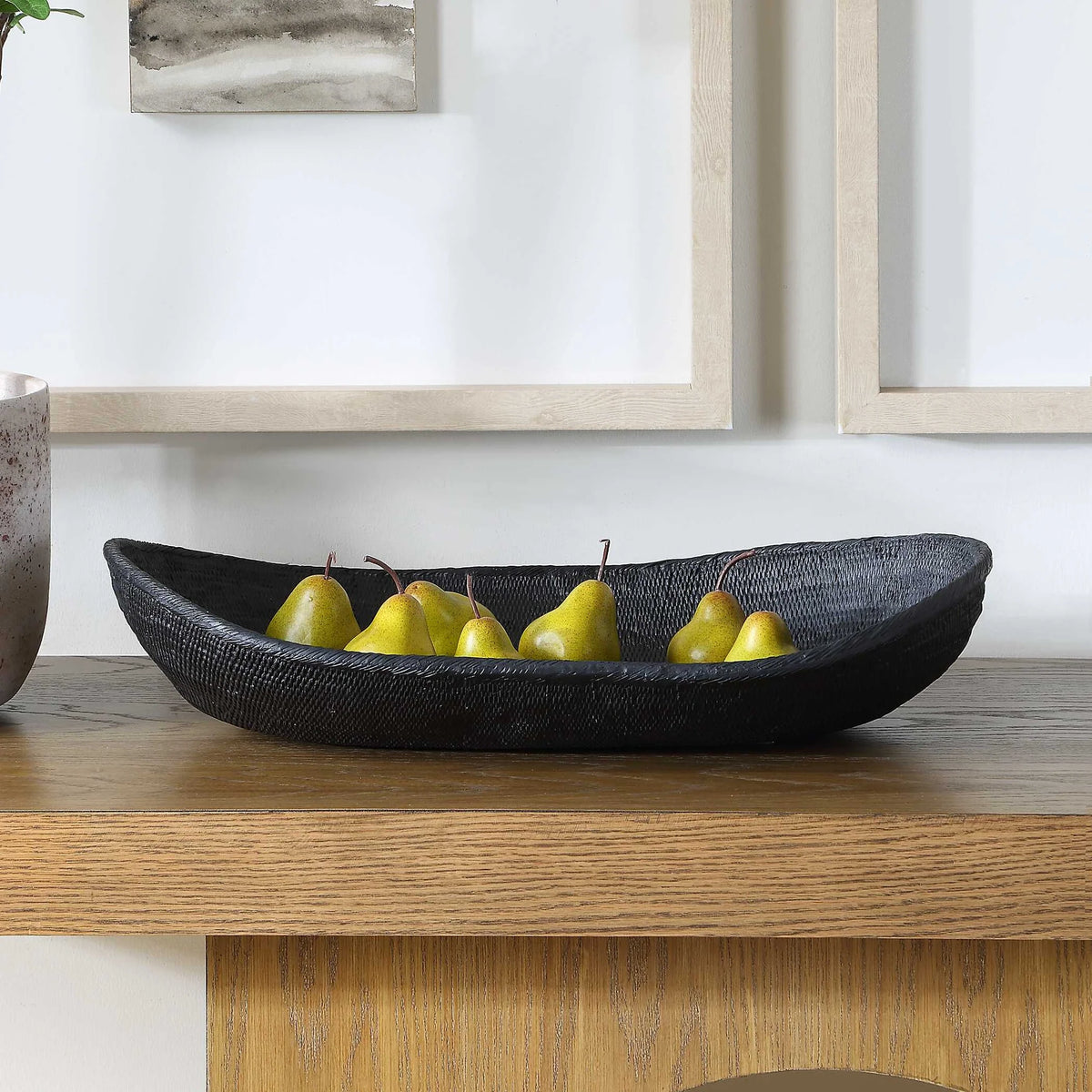 Weave Indoor-Outdoor Oblong Bowl