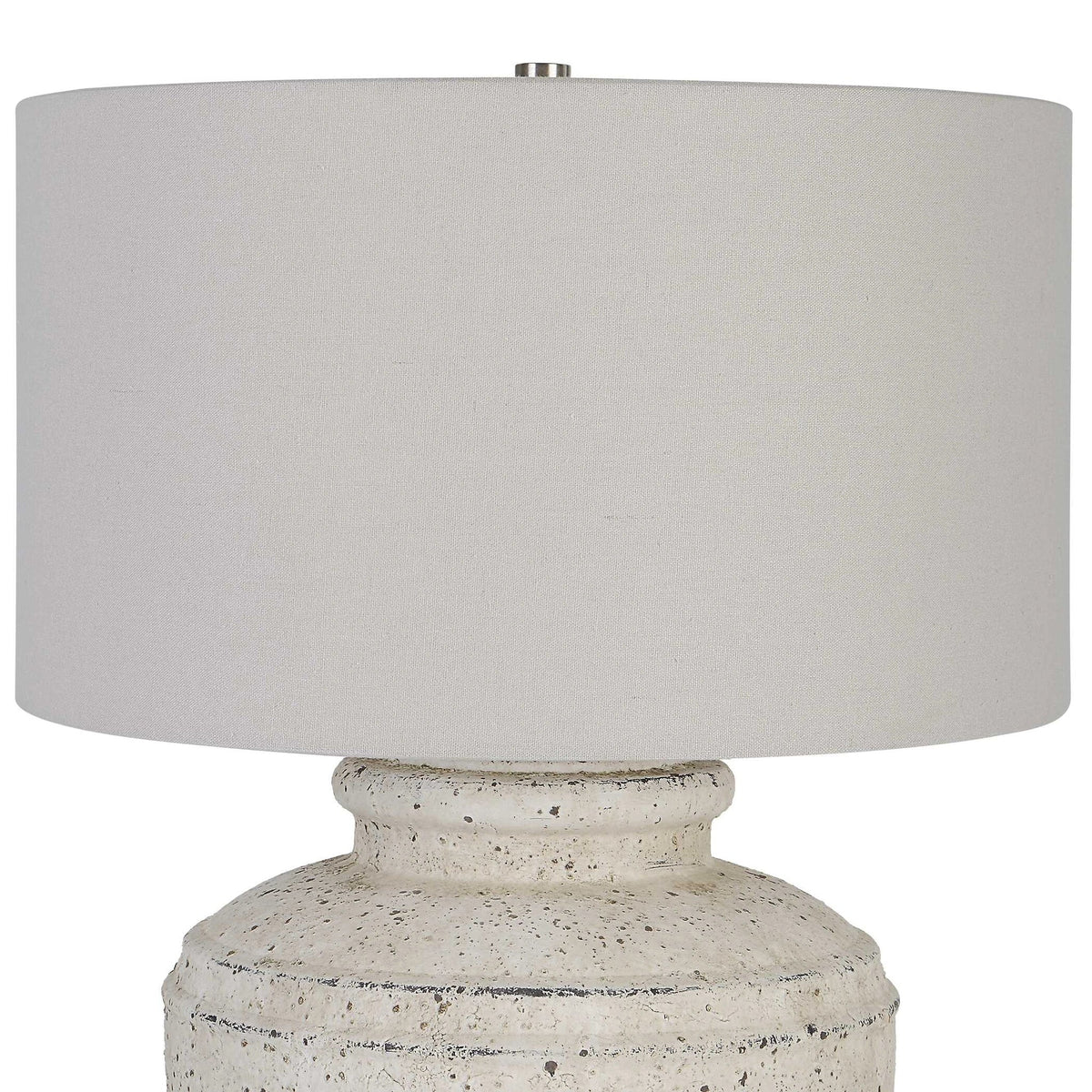 Aged Stone Table Lamp