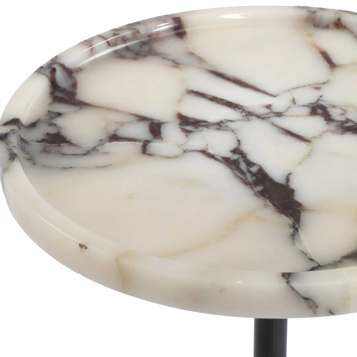 White Marble Drink Table