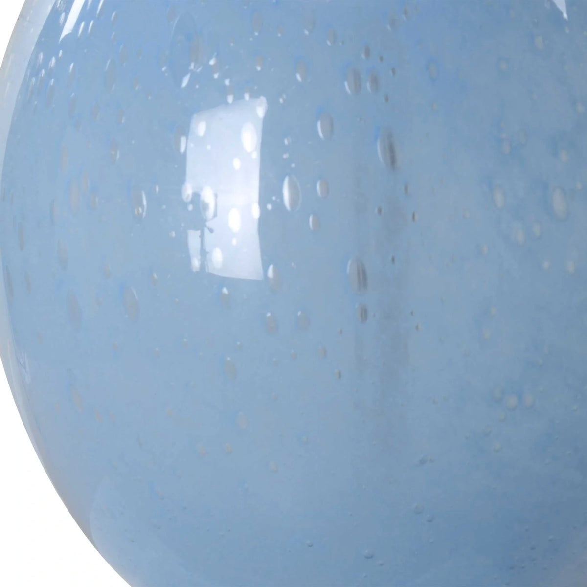 Sky Blue Glass Table Lamp
