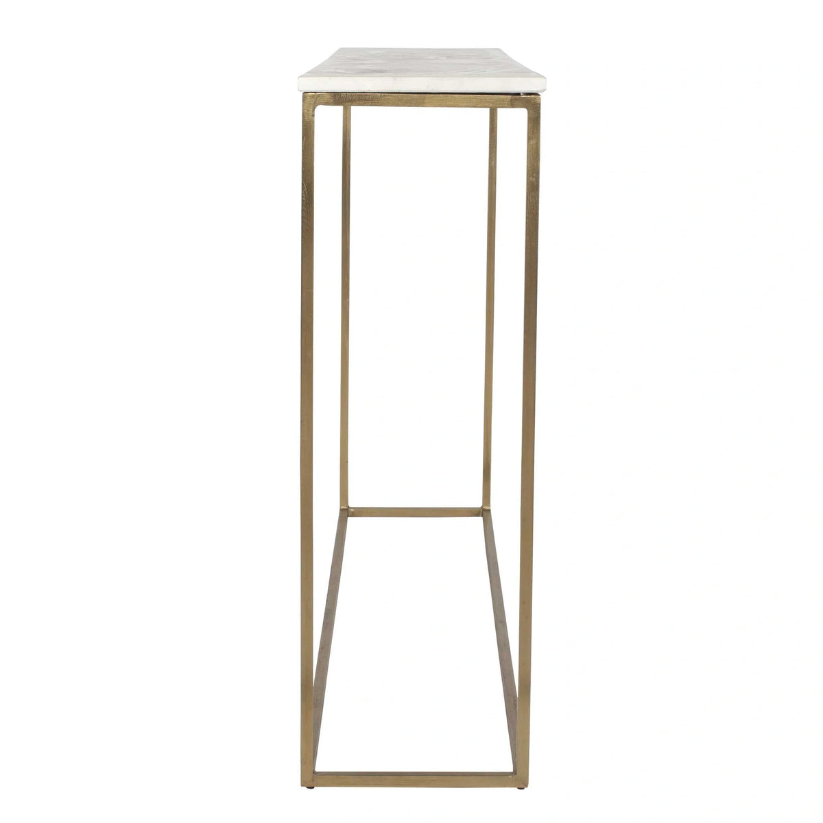 Marble-Top Console Table