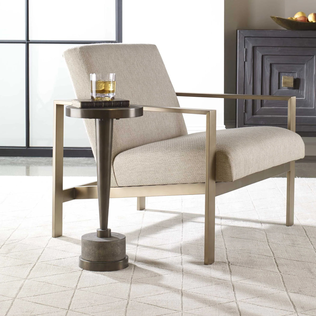Bronze Accent Table