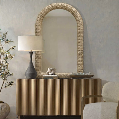 Seagrass Arch Mirror