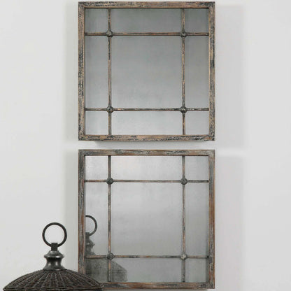 Square Mirrors, Set of 2