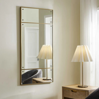 Brass Rectangular Mirror