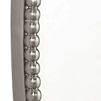 Beaded Oval Mirror