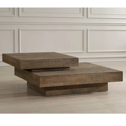 Modern Reclaimed Oak Coffee Table