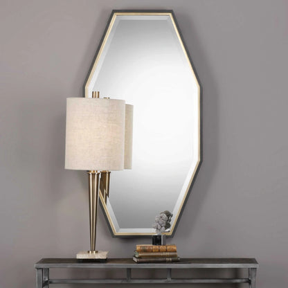 Gold Octagon Mirror