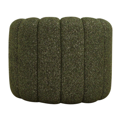 Upholstered Green Swivel Chair
