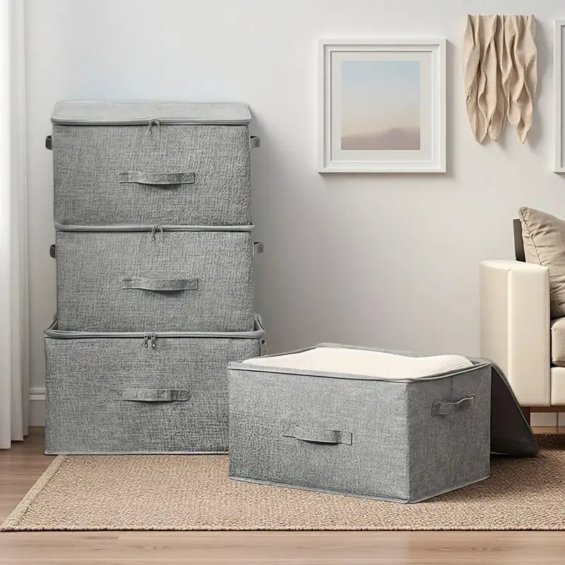 4-Piece Extra Large Stackable Storage Organizer Set