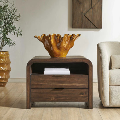 Dark Walnut Side Table