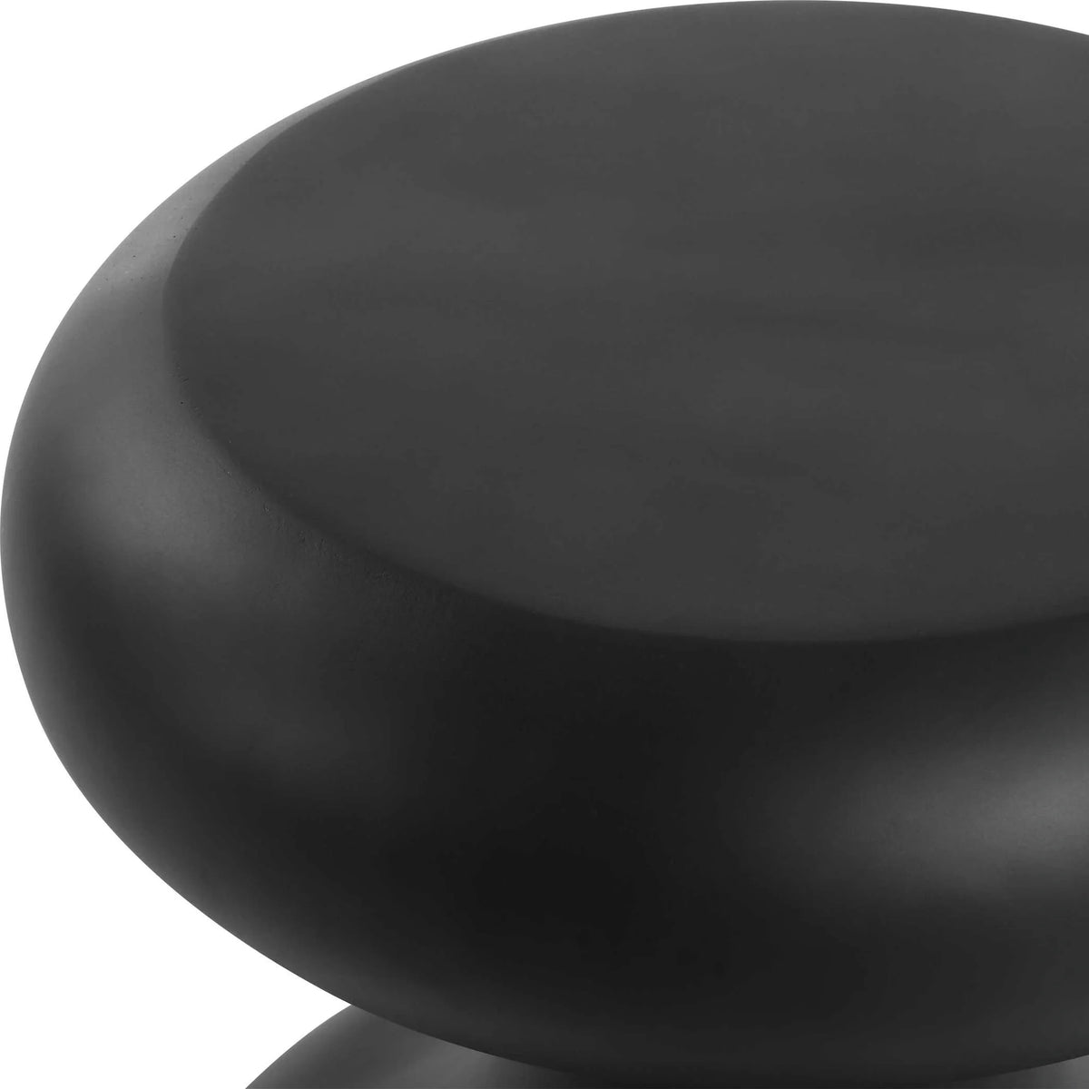 Black Outdoor Accent Table