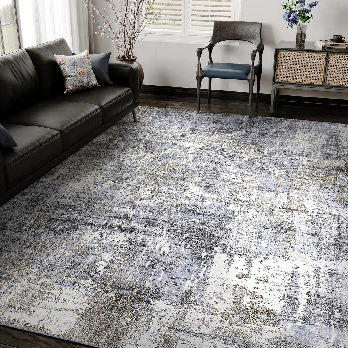 Elevate Your Space with the Purecozy Pet Friendly 9x12 Vintage Area Rug – Perfect for Living Rooms, Kitchens, and More!