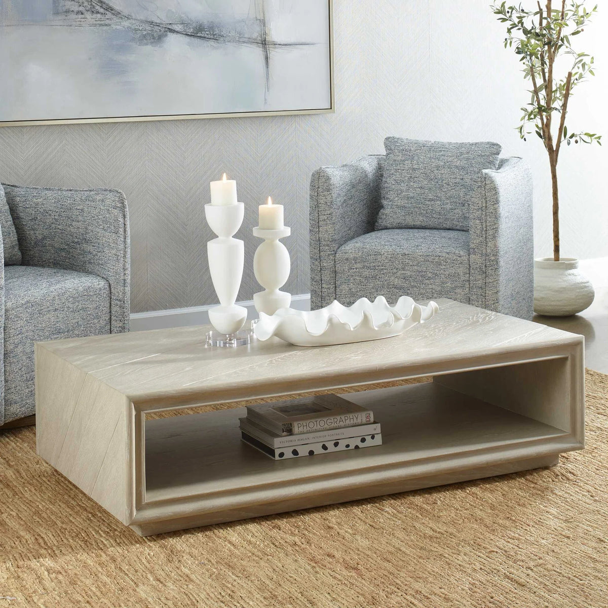 Light Oak Coffee Table