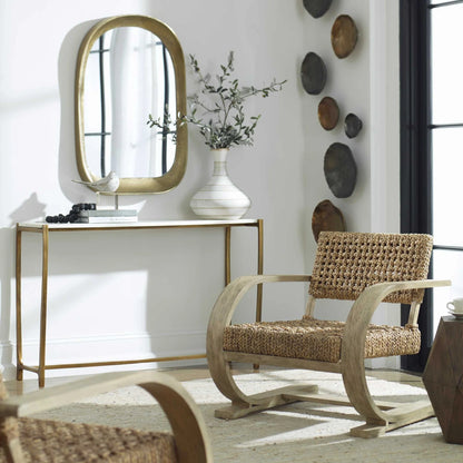 White Marble Console Table