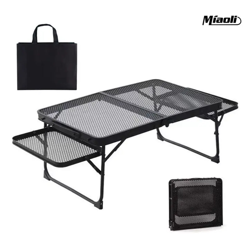 Miaoli Folding Mesh Table | Height-Adjustable, Single or Dual-Wing | Two Sizes