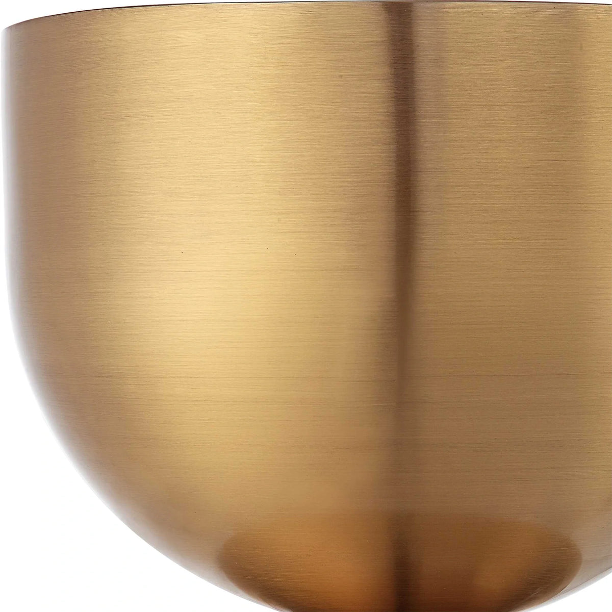 Sculptural Gold Accent Table