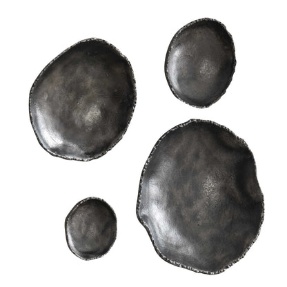 Nickel Wall Decor Set/4