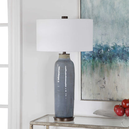 Slate Blue Table Lamp