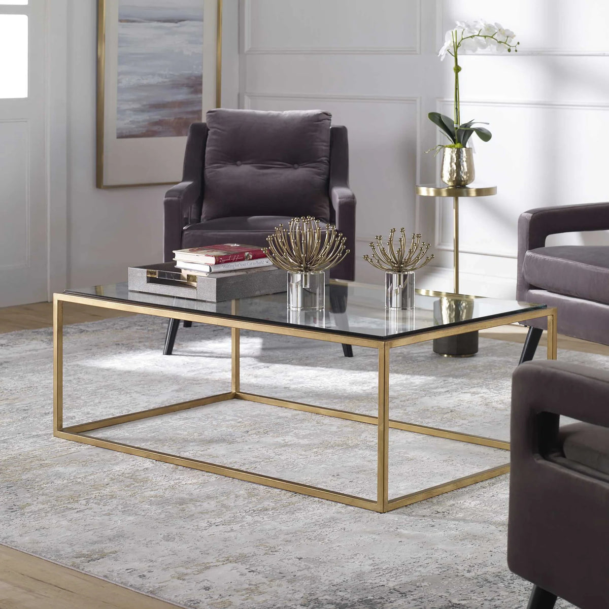 Gold Coffee Table