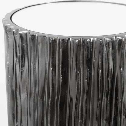 Modern Nickel Drink Table