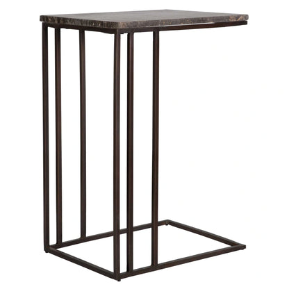 Travertine Accent Table