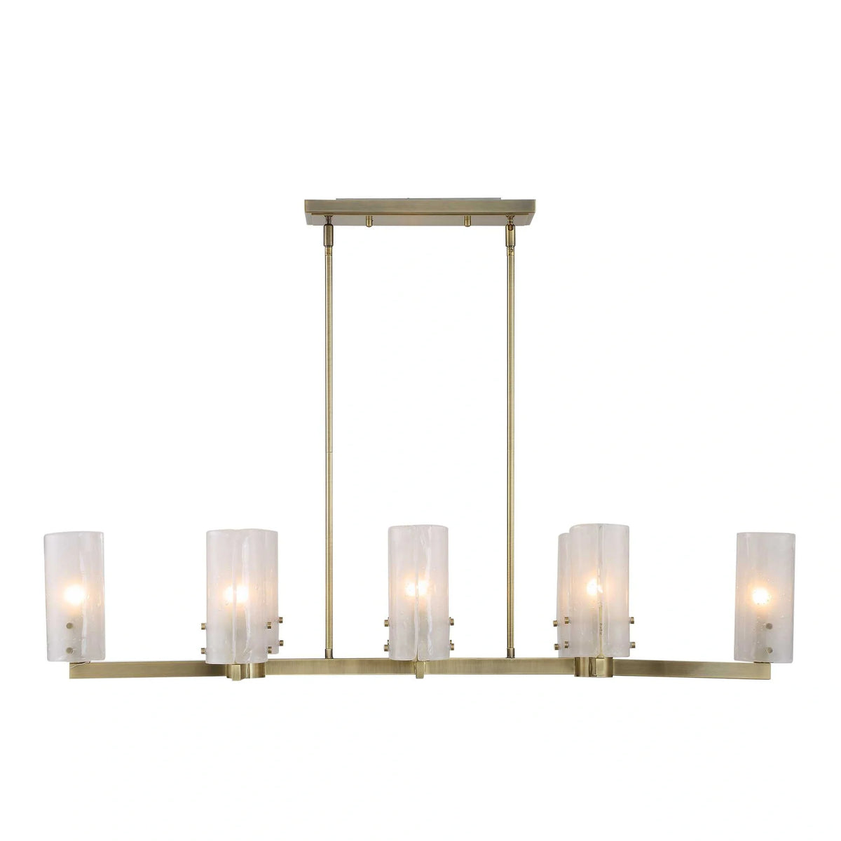 8 Light Linear Chandelier