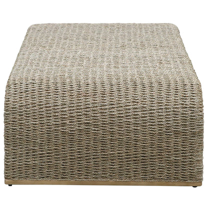 Woven Seagrass Coffee Table