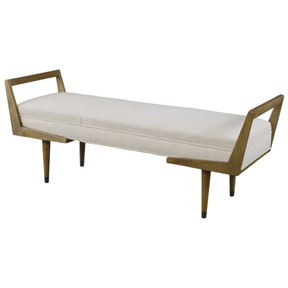 Gray Modern Bench