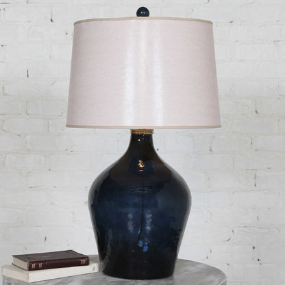 Blue Glass Lamp