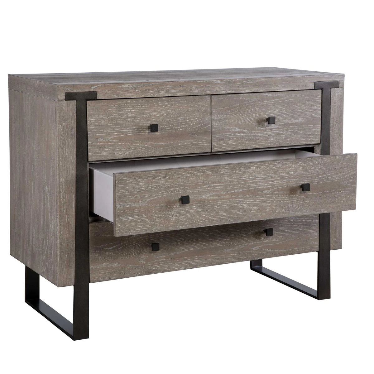 Oak Veneer Accent Chest
