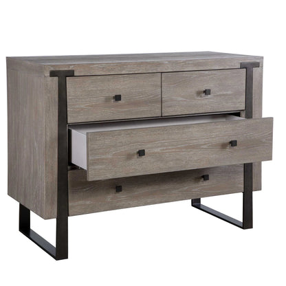 Oak Veneer Accent Chest