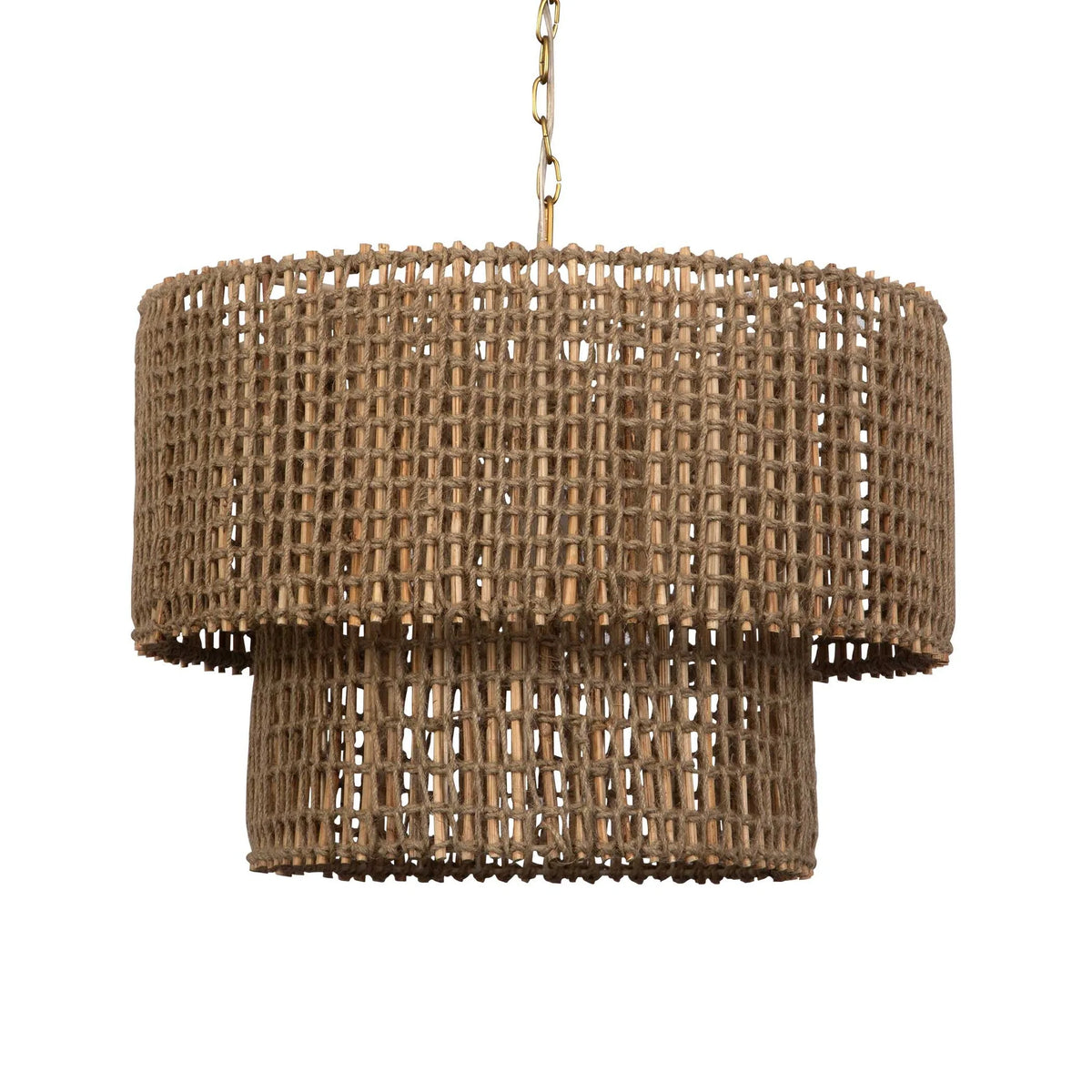 Woven Jute 1 Light Pendant