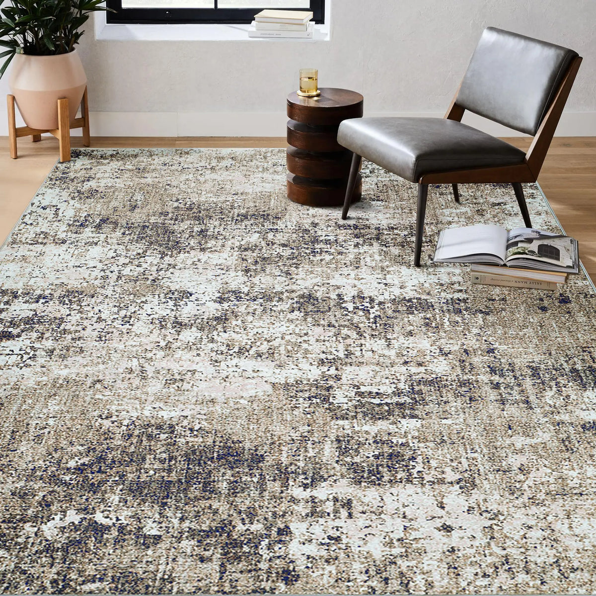Elevate Your Space with the Purecozy Pet Friendly 9x12 Vintage Area Rug – Perfect for Living Rooms, Kitchens, and More!