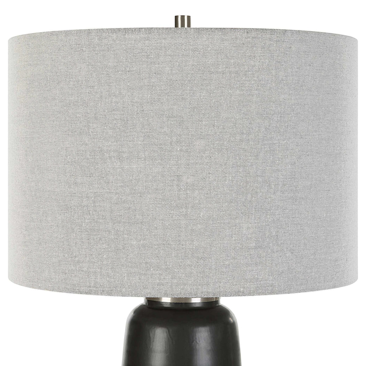 Gray Table Lamp
