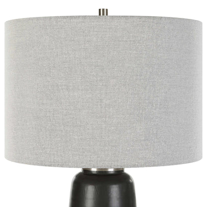 Gray Table Lamp
