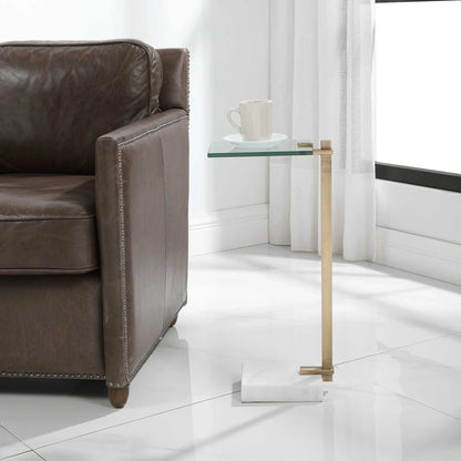 Brass Accent Table