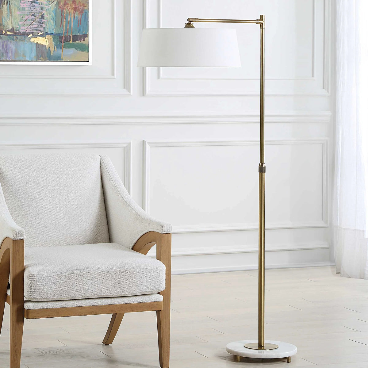 Brass Floor Lamp