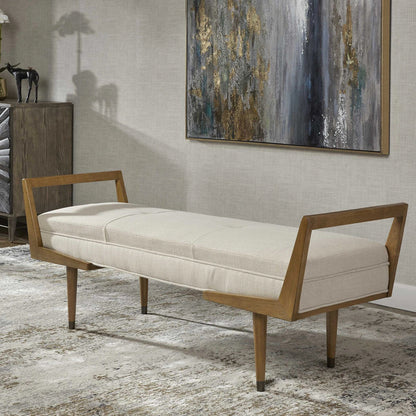 Gray Modern Bench