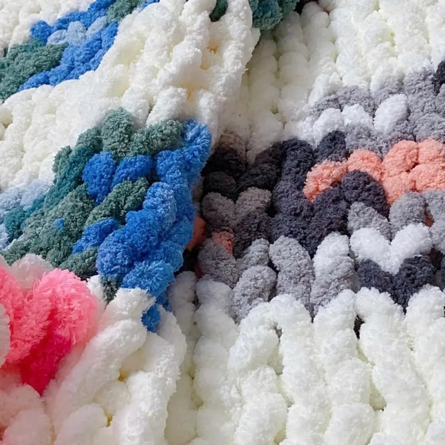 Cute Chunky Knit Blanket