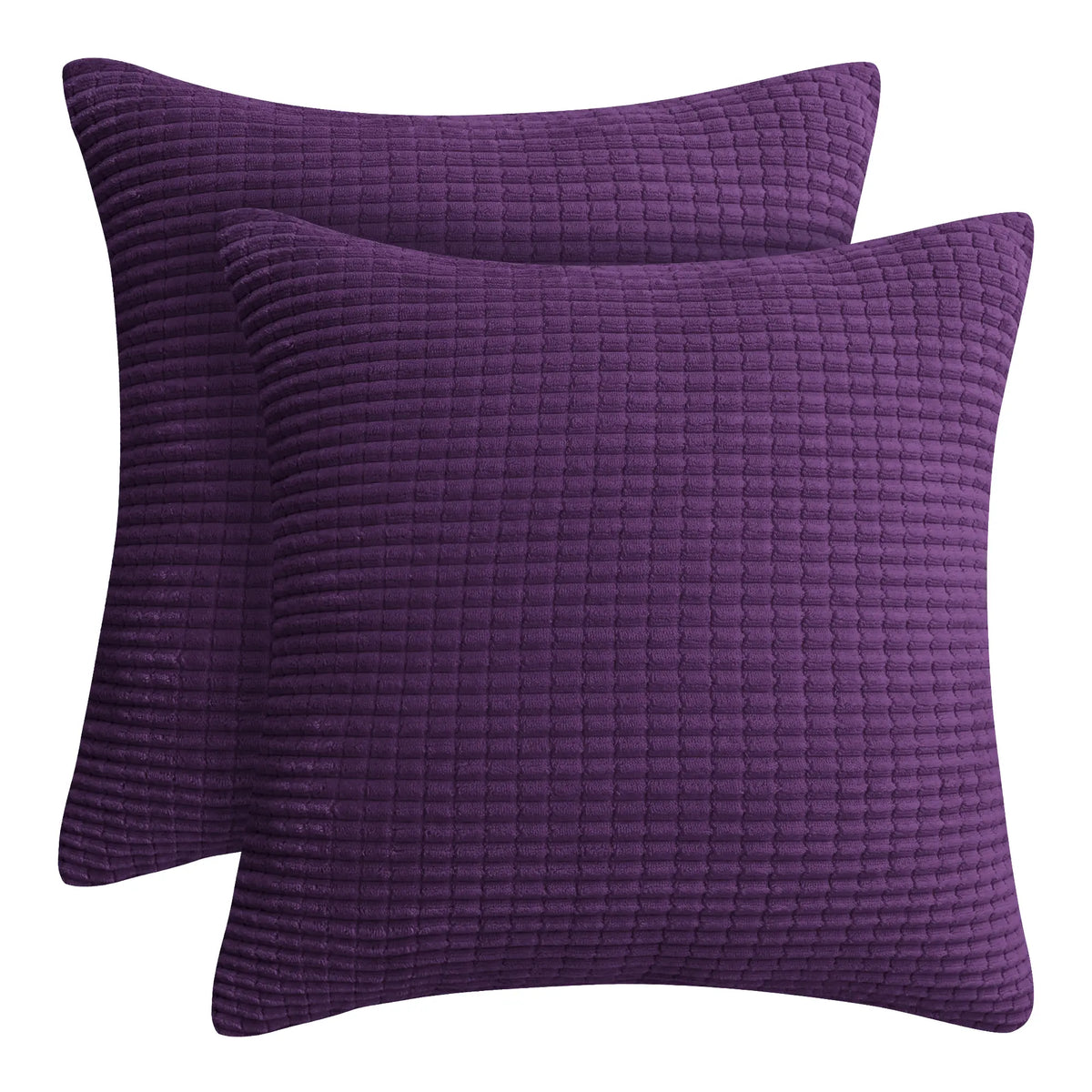 Elevate Your Home Decor with Deconovo's Luxurious Corduroy Stripe Throw Pillow Covers - Set of 2