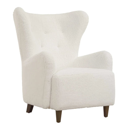 White Wingback Armchair