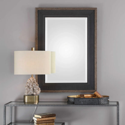 Rustic Black Mirror