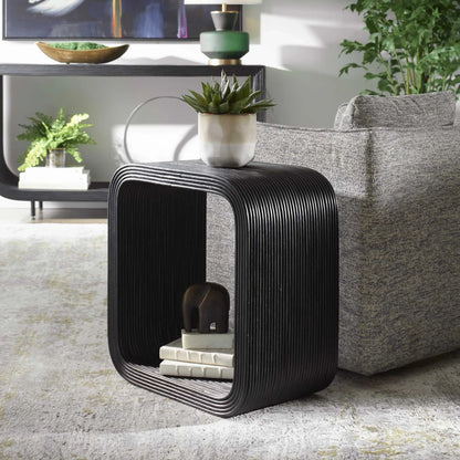 Rattan Side Table